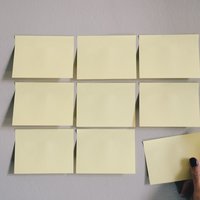 Sticky Notes in a Grid