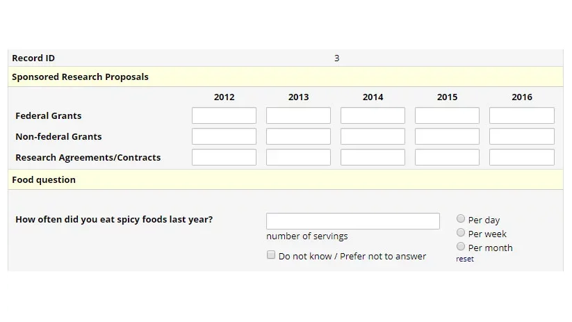 Online Designer embed field sample