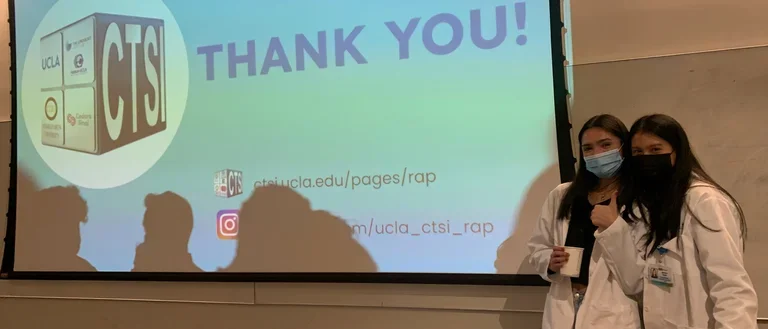 RAP Students Amanda and Sam