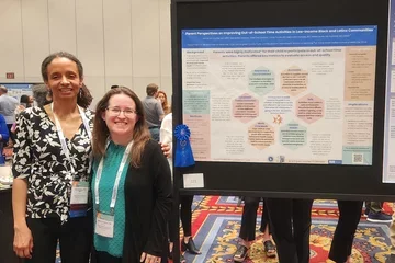 Jaime La Charite and Nina Harawa