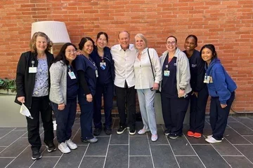 Mr. and Mrs. Marsh Bull and the CTRC staff