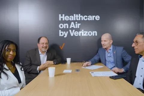 Podcast on Healthcare on Air by Verizon, with Arash Naeim