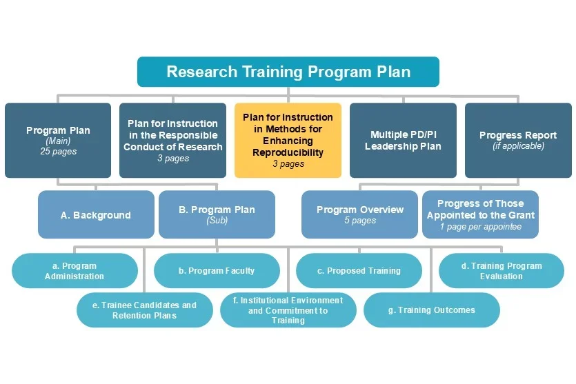 Plan for Instruction in Methods for Enhancing Reproducibility diagram