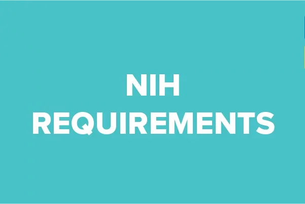 NIH requirements