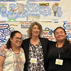 Attendees pose for photo at UC BRAID retreat