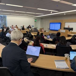 Dr. Dubinett speaking at the training grant symposium