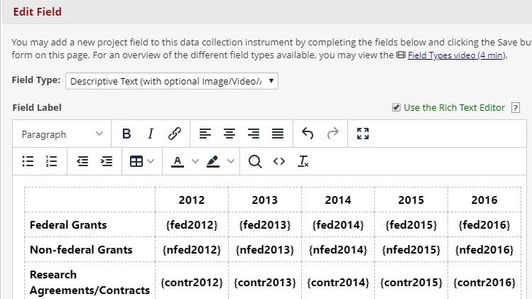 Sample of embedding a field in Online Designer