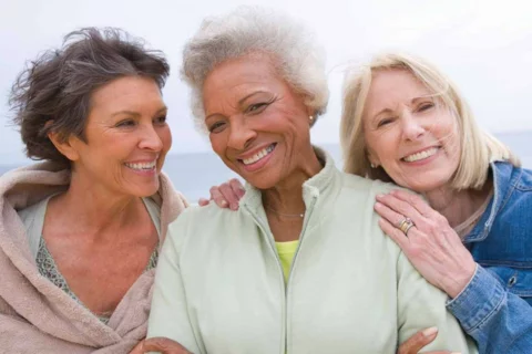 Women laughing