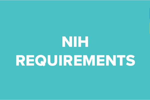 NIH requirements