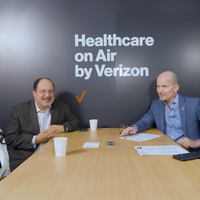 Podcast on Healthcare on Air by Verizon, with Arash Naeim