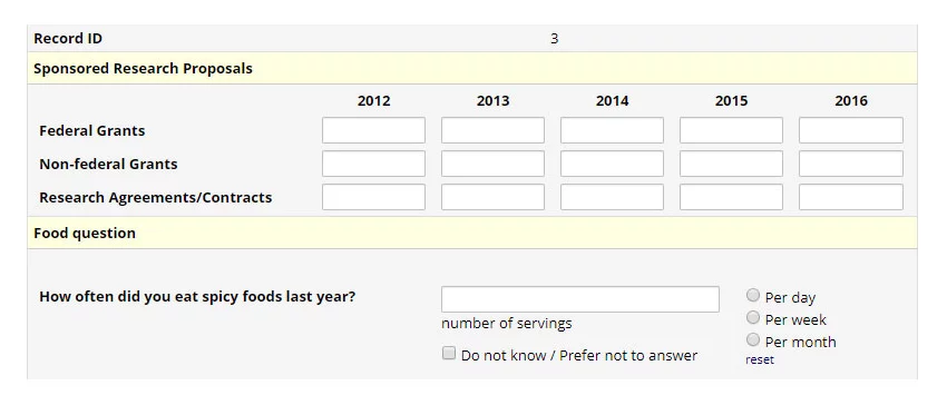 Online Designer embed field sample