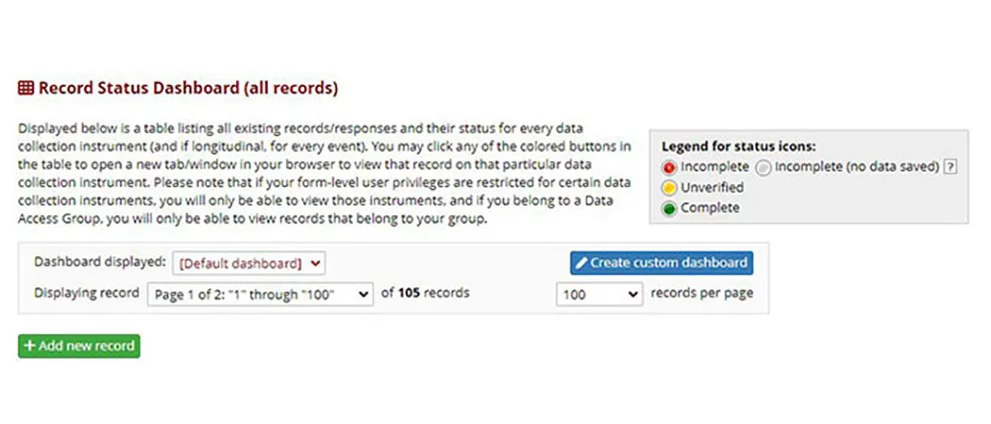 adding a record with autonumbering enabled in RedCap