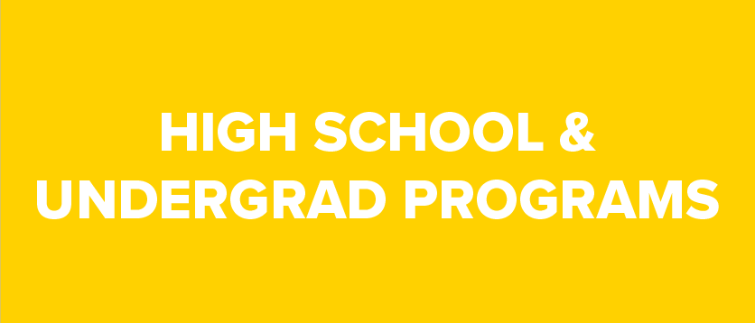 High school and undergraduate programs
