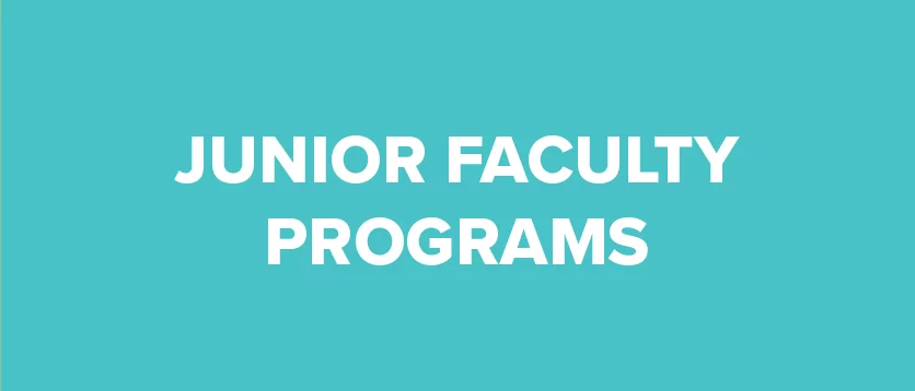 Junior faculty programs